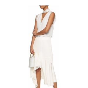 Goen. J silk asymmetric skirt
